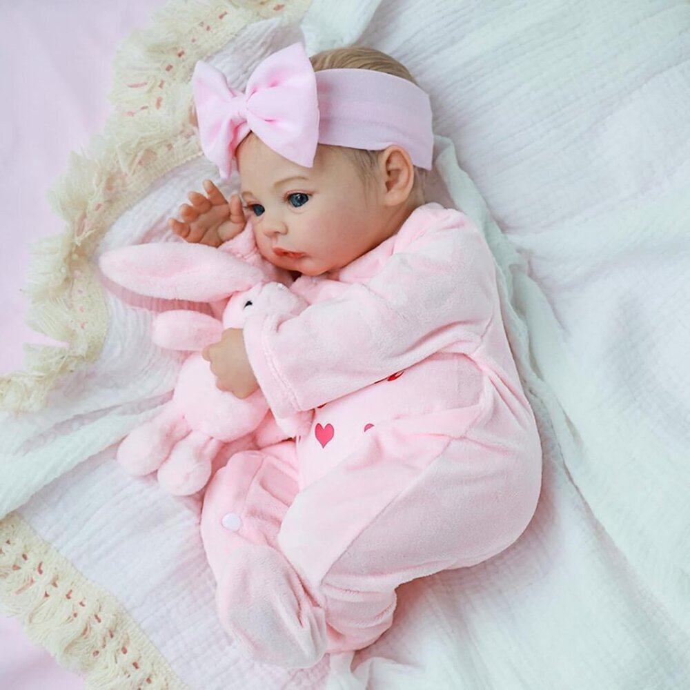 18 Inches Seraphina Realistic Girl Cute Soft Vinyl Body Real Life Baby Dolls